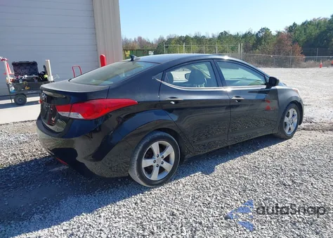 2013 Hyundai Elantra Gls from USA, damaged, VIN 5NPDH4AE6DH226922